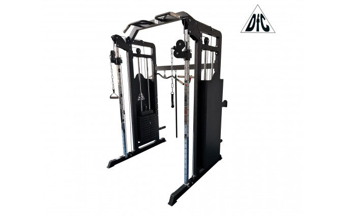 Кроссовер с 2 стеками по 81,5кг, силовая рама DFC D700/2 Кроссовер с 2 стеками по 81,5кг, силовая рама DFC D700/2