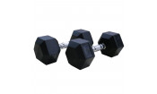 Гантели DFC гексагональные обрезиненные 8 кг. (пара) DB001-8 Гантели DFC гексагональные обрезиненные 8 кг. (пара) DB001-8