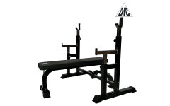 Скамья со стойками под штангу DFC черн. (два короба DZ001B+DZ005FBB) Скамья со стойками под штангу DFC черн. (два короба DZ001B+DZ005FBB)