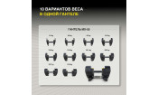 Б\У Гантель регулируемая MX Select MX55, вес 4.5-24.9 кг, 1 шт